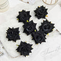 10Pcs Silk Rolled Roses – Artificial Flowers for Wedding & Decor Artificial Flowers Babs Color 1