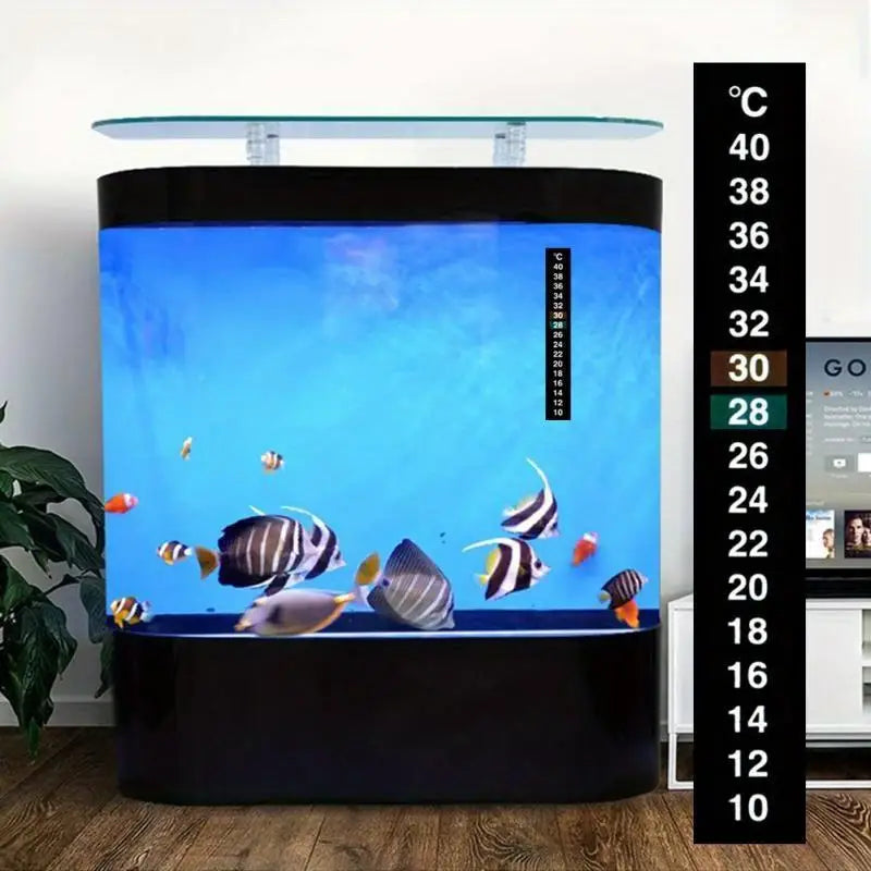 6-Pack Fish Tank Thermometer Sticker Dual Scale °C/°F Aquarium Thermometer Sticker Babs