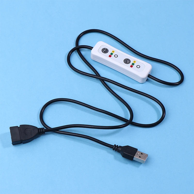 USB 3-Speed & Timer Controller Cable for Fan & LED Lamp USB Controller Cable Babs
