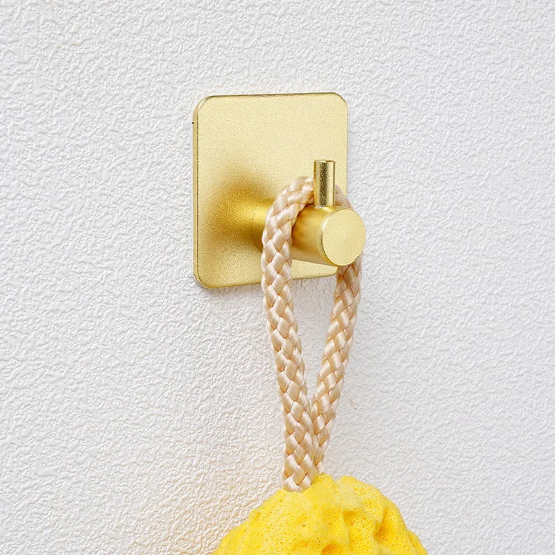 Self-Adhesive Aluminum Wall Hooks – Coat, Towel & Key Hanger Adhesive Wall Hooks Babs