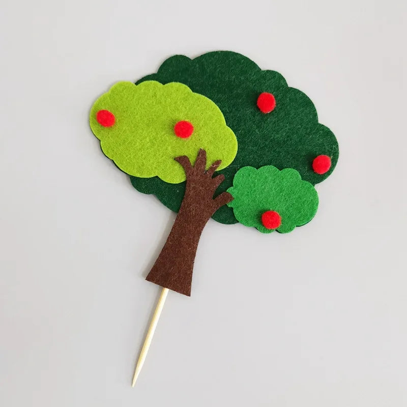 Forest Animal Cake Toppers – Fox Squirrel Croc Hippo Birthday Cake Toppers Babs J