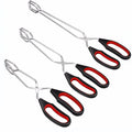 BBQ Scissor Tongs Non-Slip Stainless Steel Set of 3 Sizes BBQ Grilling Tongs Babs 3pcs