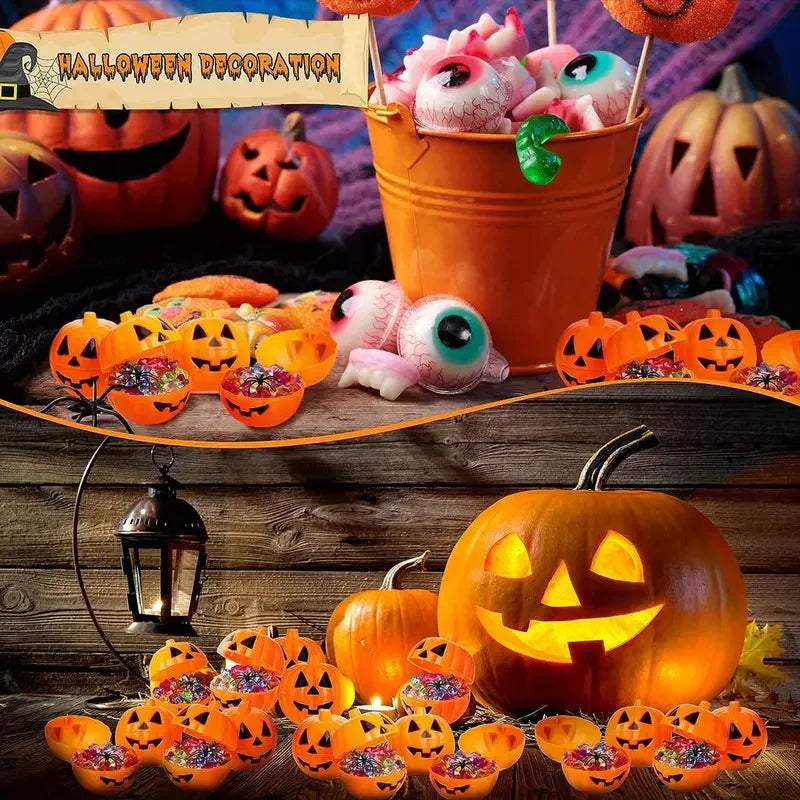 Mini Halloween Pumpkin Candy Boxes 20/40 Pcs – Party Favors Halloween Party Favors Babs
