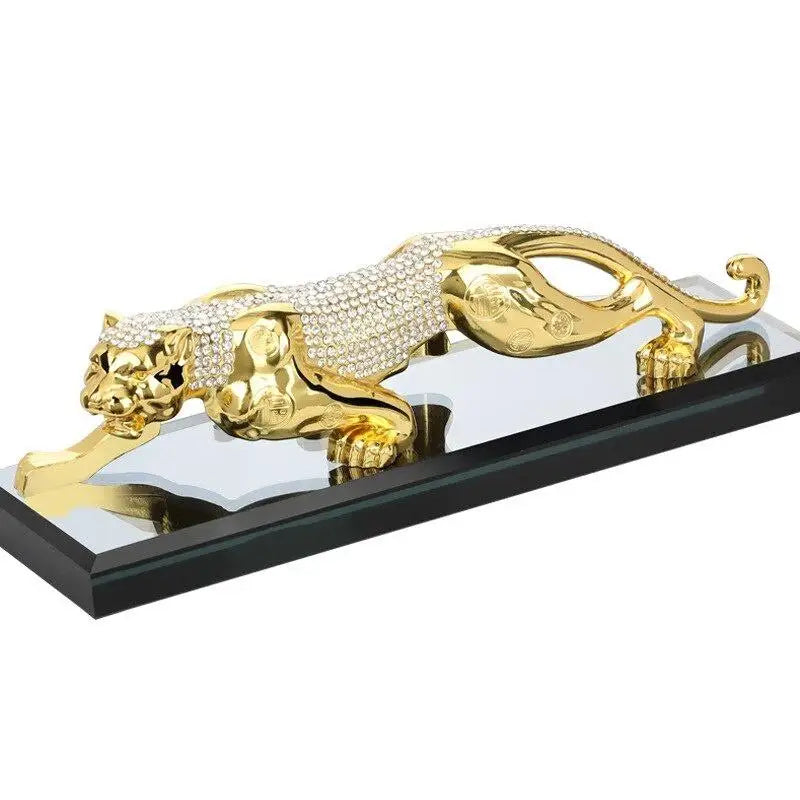 Traditional Tiger Metal Figurine – Home, Office & Car Ornament Metal Decorative Figurine Babs