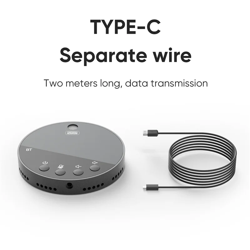 USB Conference Speakerphone – 360° Omnidirectional Mic & BT 5.0 Conference Speakerphone Babs