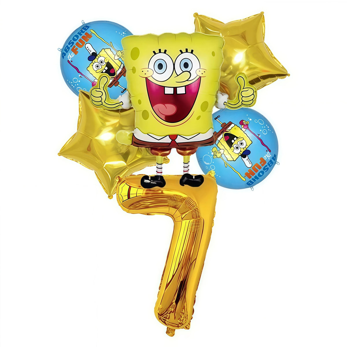 Cartoon Kids Birthday Party Decoration Set – Balloons, Backdrop & More