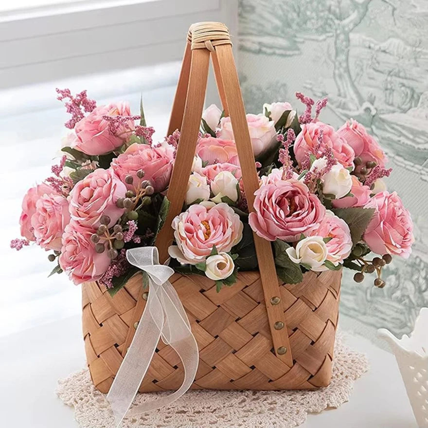 Silk Peony Rose Artificial Flowers – Wedding & Home Decor Artificial Silk Flowers Babs