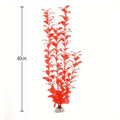 5pcs Artificial Aquarium Plants 40cm – Fish Tank Decorations Aquarium Plant Decor Babs Red 5pcs