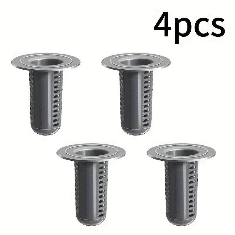 4-Pack Anti-Clog Hair Catcher Shower & Sink Drain Filter Drain Hair Catcher Babs