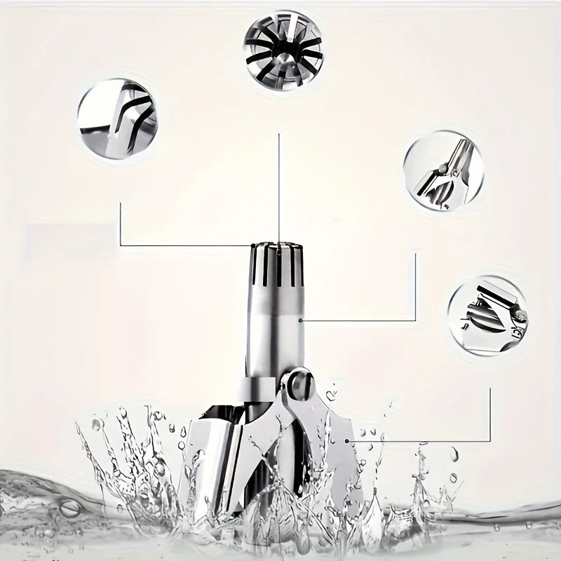 Manual Stainless Steel Nose Hair Trimmer for Men & Women Nose Hair Trimmer Babs