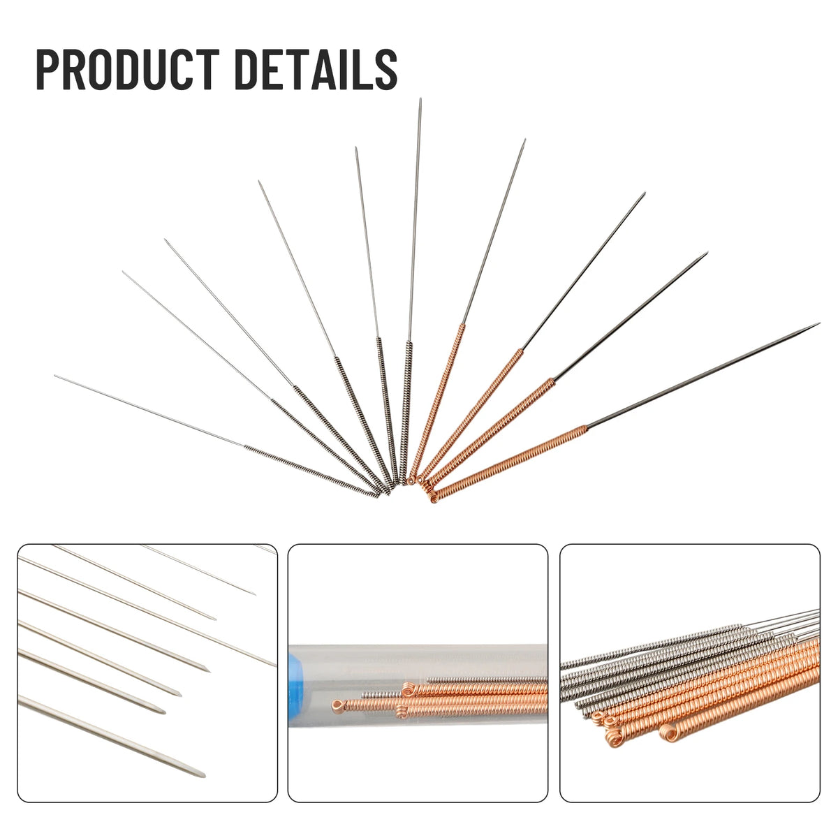 10pcs 3D Printer Nozzle Cleaning Kit – Steel Needles 0.15–1.0mm 3D Printer Cleaning Kit Babs