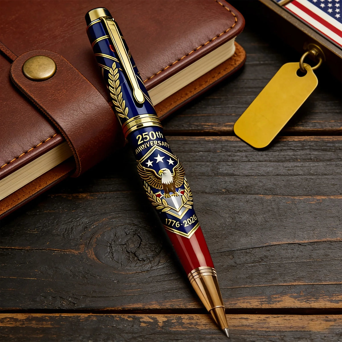 USA 250th Anniversary Eagle Metal Ballpoint Pen 1776–2026 Collectible Ballpoint Pen Babs