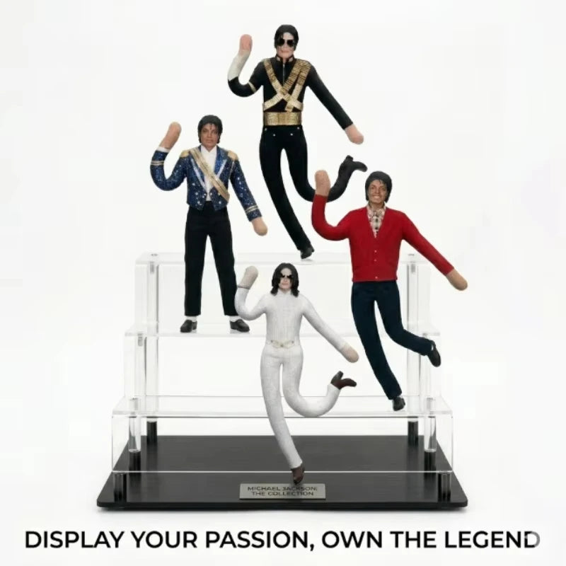 MJ Pop King Plush Cosplay Doll – Poseable Stuffed Figure Collectible Plush Doll Babs
