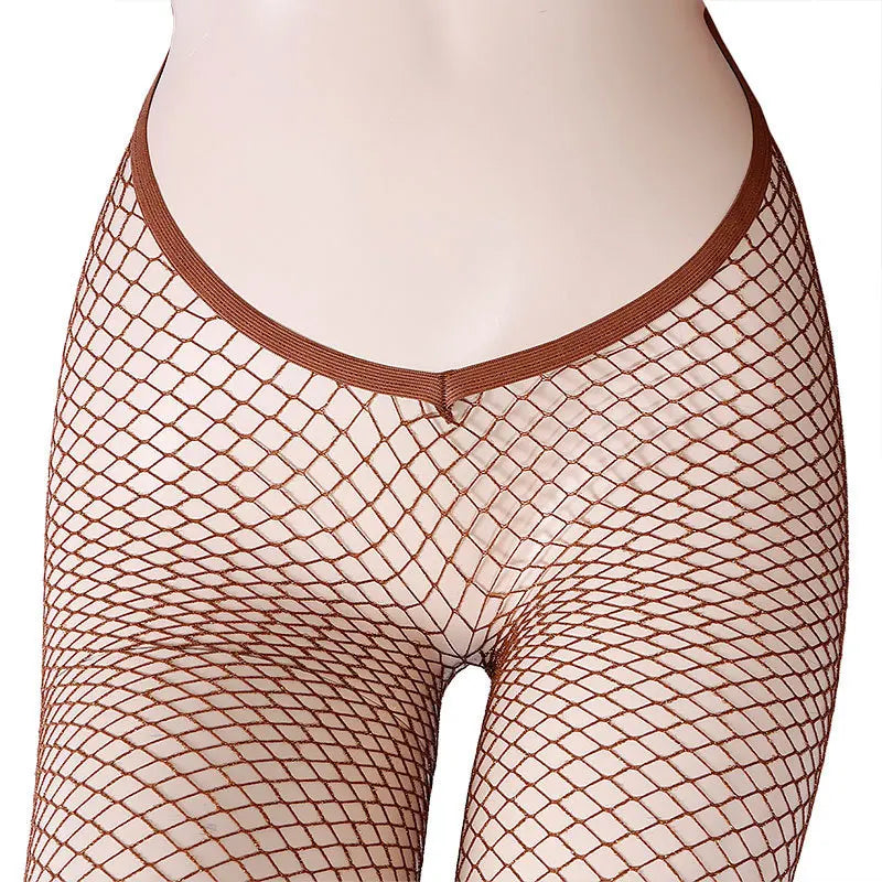 Women's Fishnet Tights – High Waist Mesh Pantyhose for Rave & Dance Fishnet Pantyhose Babs Salomon M