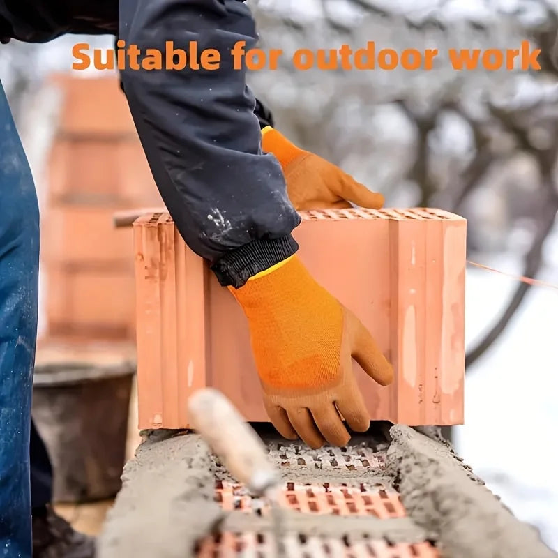 10 Pairs Waterproof Winter Work Gloves – Nylon, Lead-Free Winter Work Gloves Babs