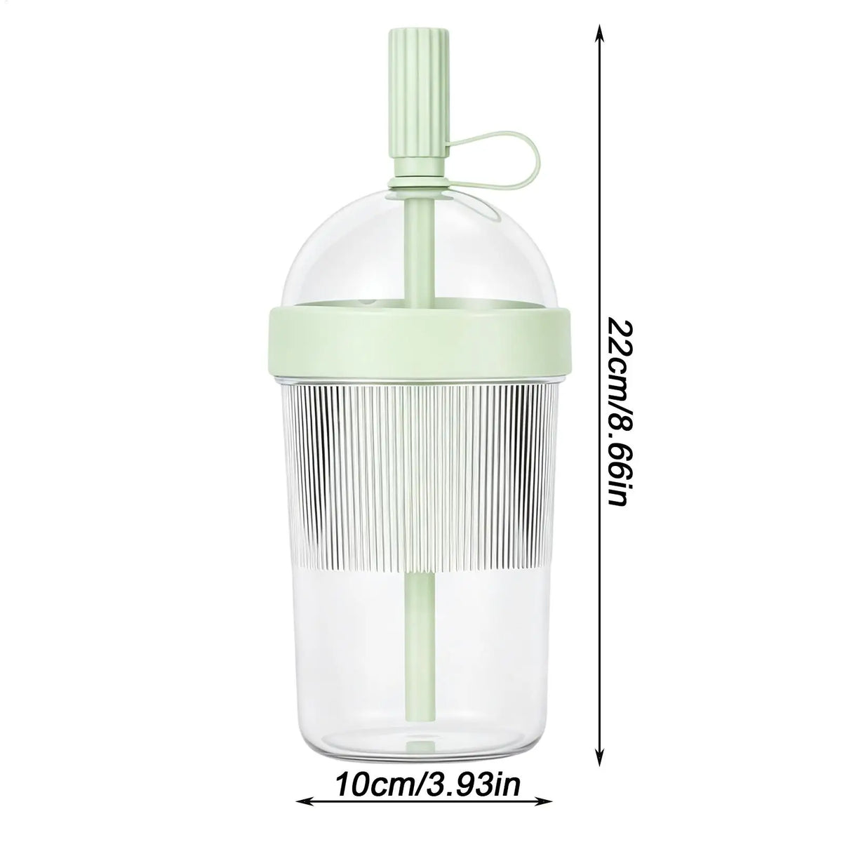 Reusable Coffee Cup with Lid & Straw – Travel & Office Use Reusable Drinking Cup Babs