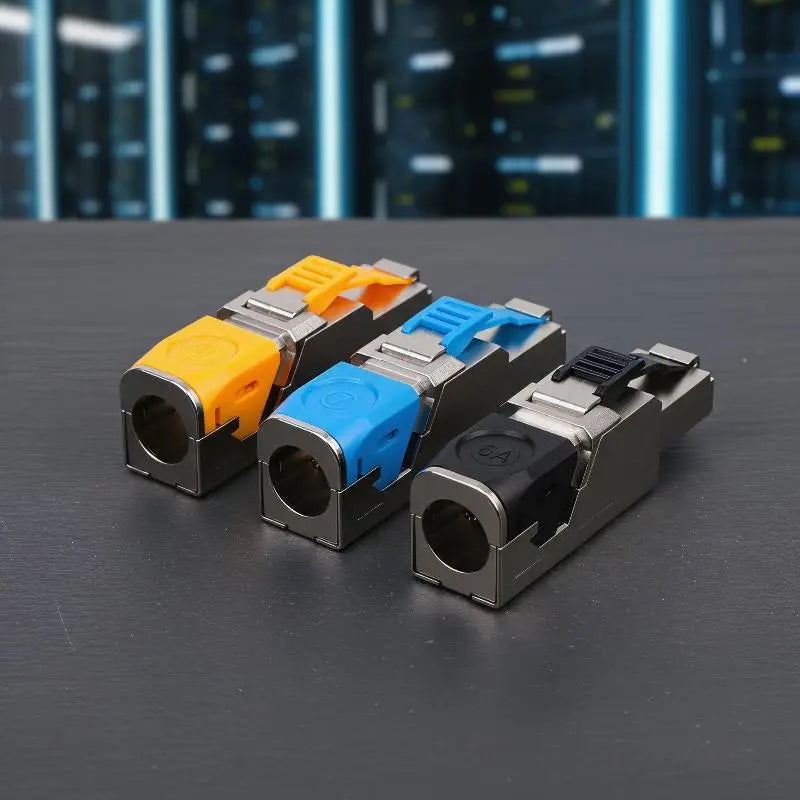 Tool-Free CAT5E RJ45 Ethernet Plug 22AWG–24AWG Reusable Ethernet RJ45 Plug Babs