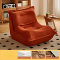Luxury Velvet Modern Sofa – Minimalist L-Shaped Couch Living Room Sofa Babs Red-Latex