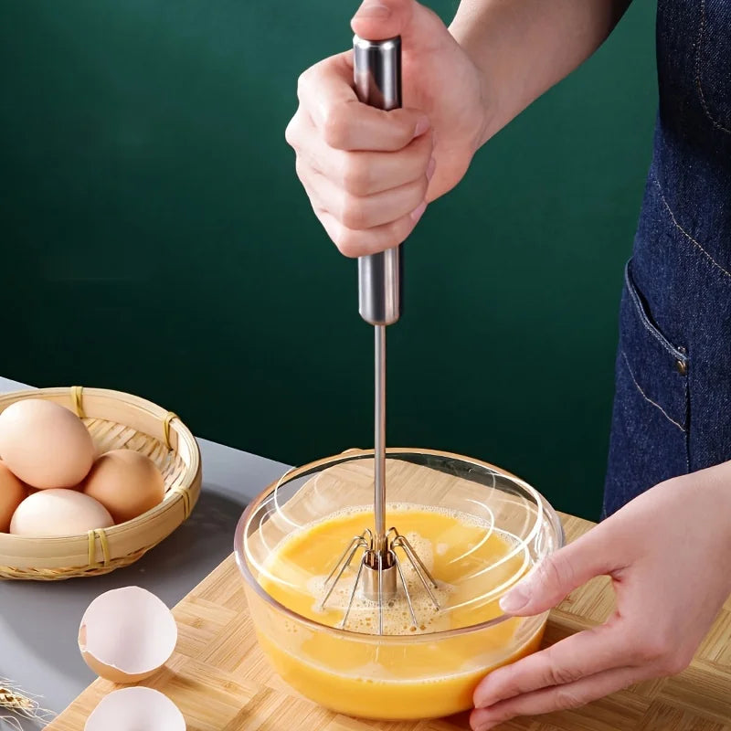 Stainless Steel Dough Whisk & Hand Blending Stick | Baking Kitchen Whisk Babs