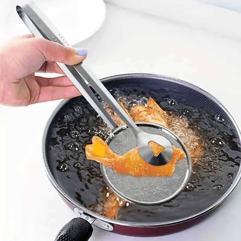 Stainless Steel Oil Filter Clip & Anti-Scald Kitchen Tool Oil Filter Clip Babs