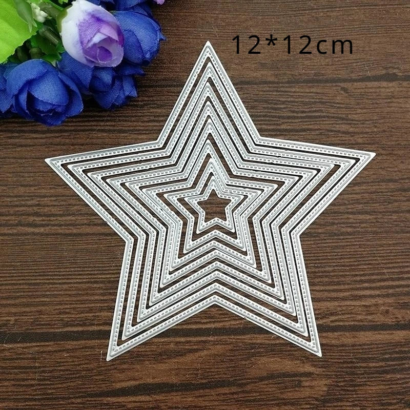 Grid Background Box Metal Cutting Die Stencil | Scrapbooking Metal Cutting Die Babs B
