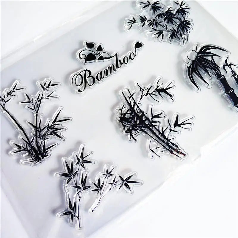 Bamboo Forest Clear Stamps for DIY Scrapbooking & Albums Clear Craft Stamp Babs