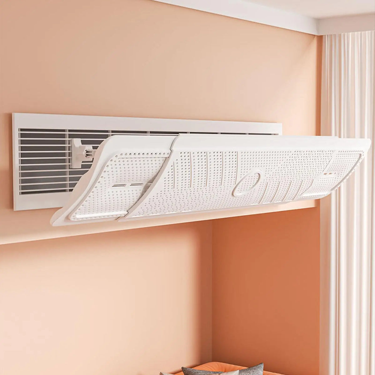 Adjustable AC Vent Deflector Wind Shield – No-Drill Baffle AC Vent Deflector Babs