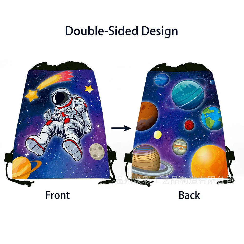 Non-Woven Drawstring Party Gift Bags for Boys & Girls
