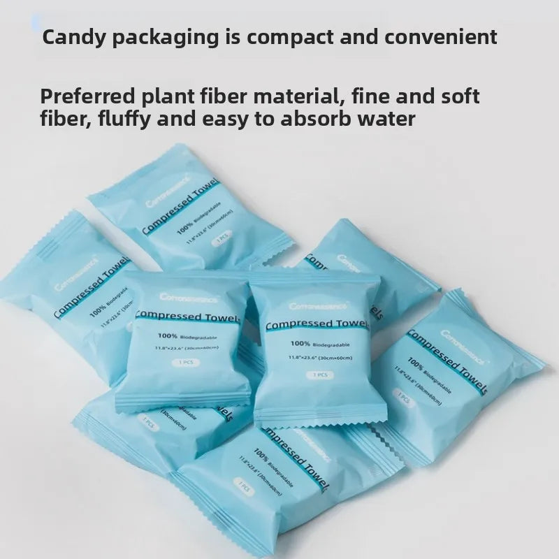 Disposable Compressed Towels Candy Pack – Portable Travel Wipes Disposable Compressed Towels Babs