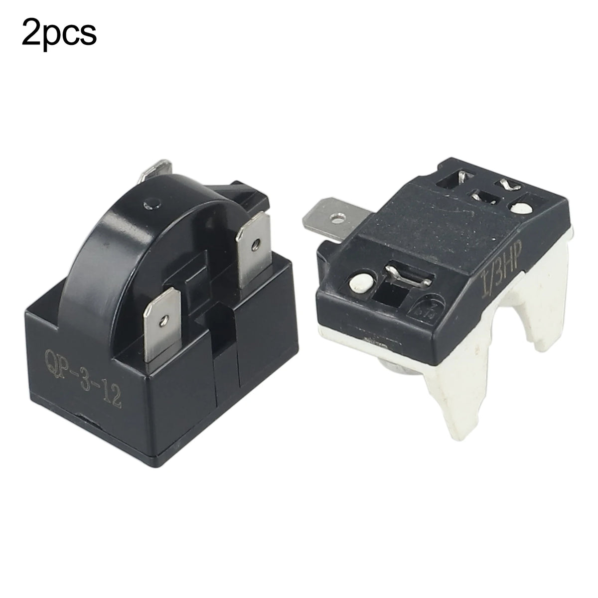 PTC Starter Relay & Overload Protector for Refrigerator 12Ω 1-4 Pin Refrigerator Relay Part Babs 3pin 12ohm 1 3HP