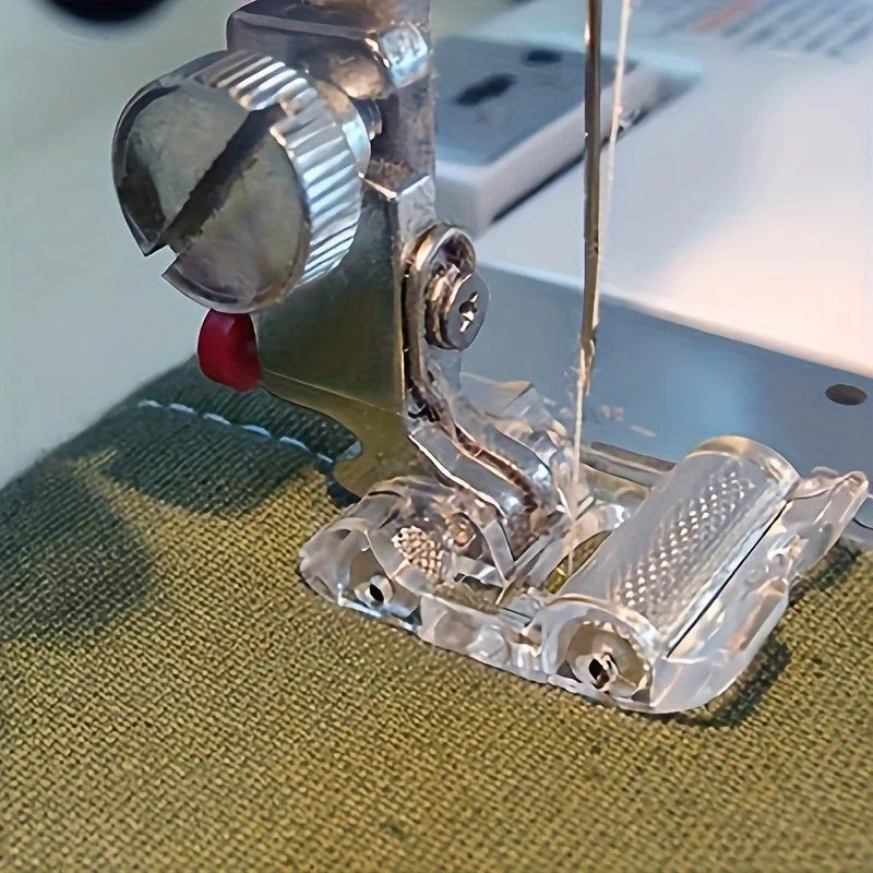 2pcs Plastic Leather Roller Presser Foot for Sewing Machines Sewing Presser Foot Babs