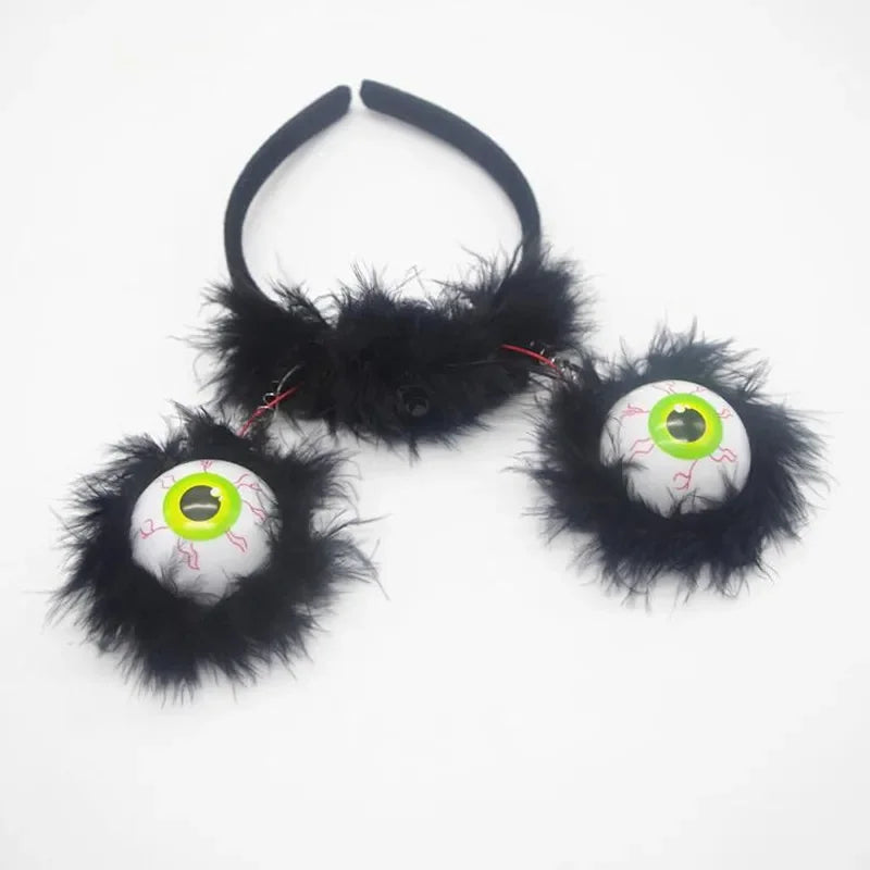 LED Alien Eyes Flashing Glow Headband – Halloween Party Costume LED Costume Headband Babs