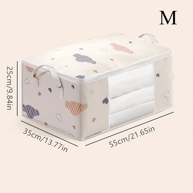 Large Foldable Non-Woven Storage Bag – Quilt & Clothing Organizer Foldable Storage Bag Babs
