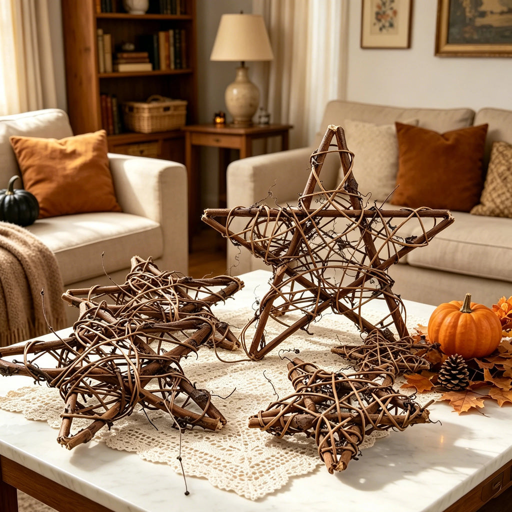 Rattan Star Wreath Frame – DIY Floral Door & Wall Décor Star Wreath Frame Babs