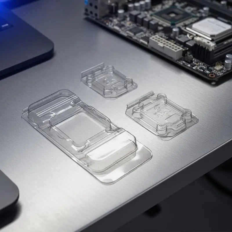 CPU Clamshell Tray Box LGA1700 775 115X 1200 | 10/50 Pcs CPU Storage Tray Babs