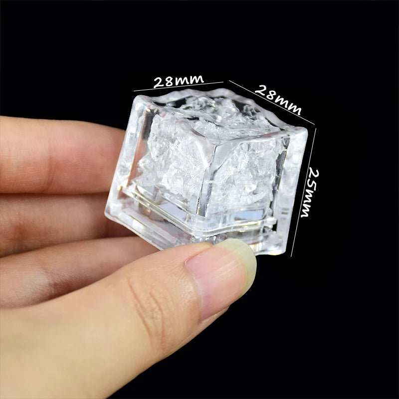 LED Glowing Ice Cubes Multicolor Flashing – Party & Bar Decor LED Party Decoration Babs