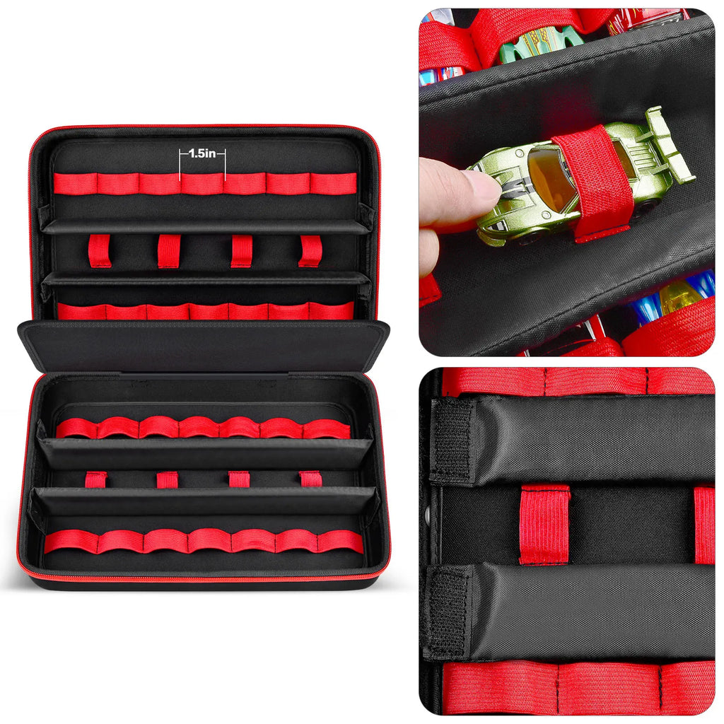 Toy Car Storage Case for Hot Wheels & Matchbox – 36-Car Bag Toy Car Storage Case Babs