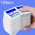 100pcs Disposable Glasses & Screen Wipes – Individually Wrapped Lens Cleaning Wipes Babs 100pcs