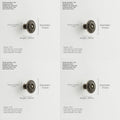 4pcs Vintage Bronze Cabinet Drawer Pull Handles – Zinc Alloy Cabinet Drawer Handles Babs 4pcs-A