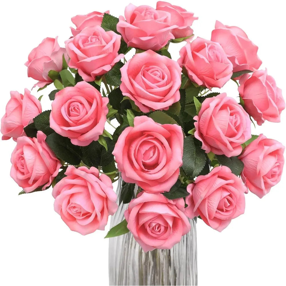 50cm Silk Artificial Rose Bouquet – Wedding & Home Decor Artificial Flower Bouquet Babs
