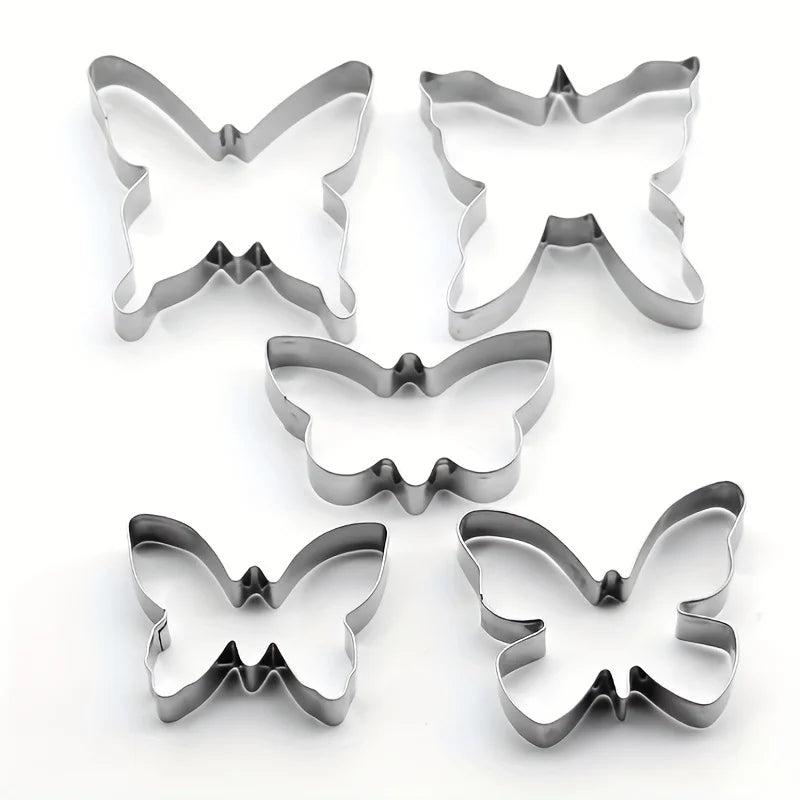 Butterfly Cookie Cutters – Stainless Steel Baking Molds Set Cookie Cutter Set Babs