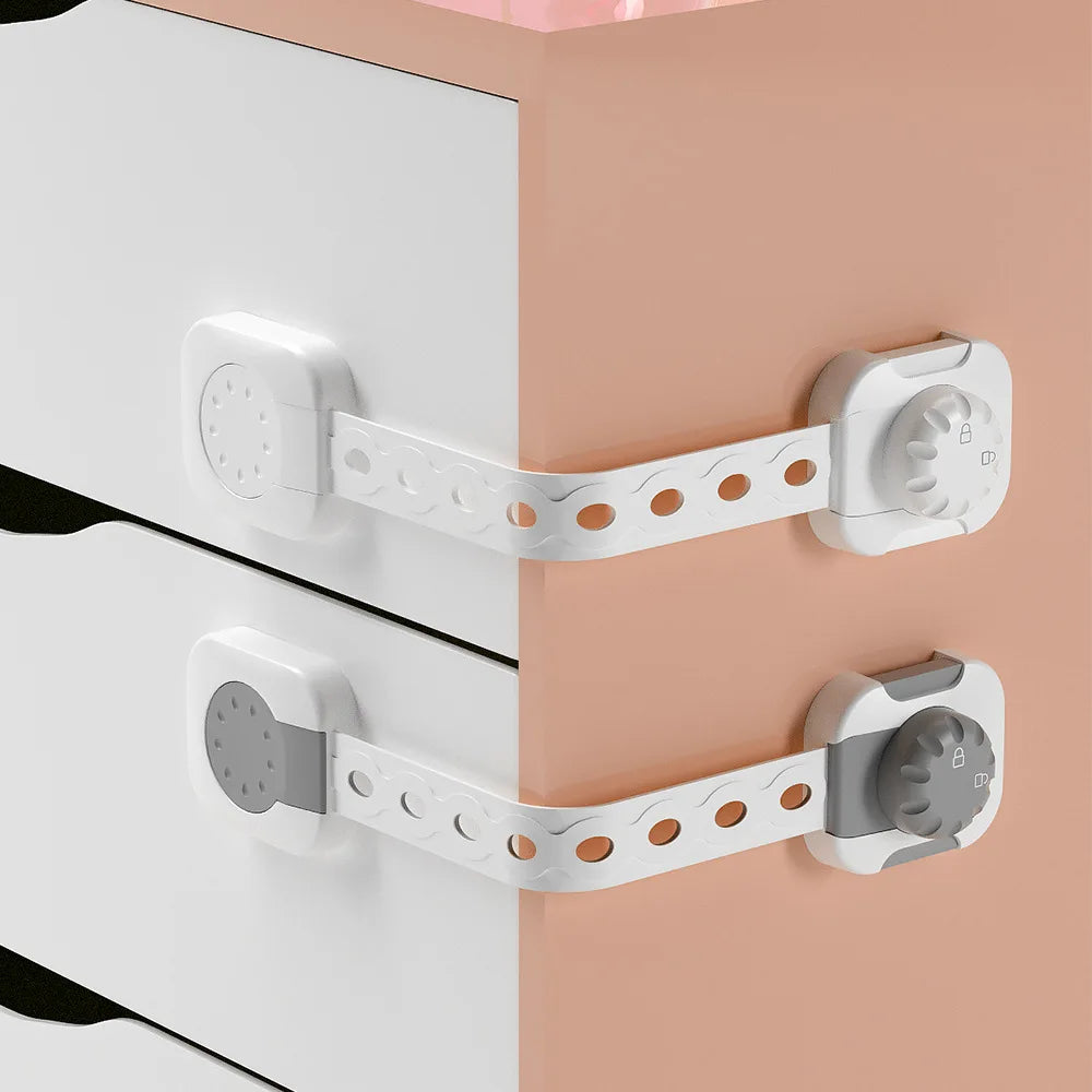 Baby Drawer & Cabinet Safety Locks – Child Proof Latches 1-2 Pack Child Safety Lock Babs