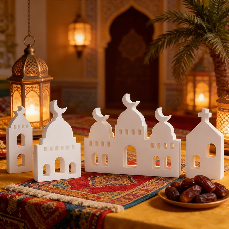 Ramadan Mosque Silicone Mold – Eid Resin & Concrete Craft Mould Craft Silicone Mold Babs
