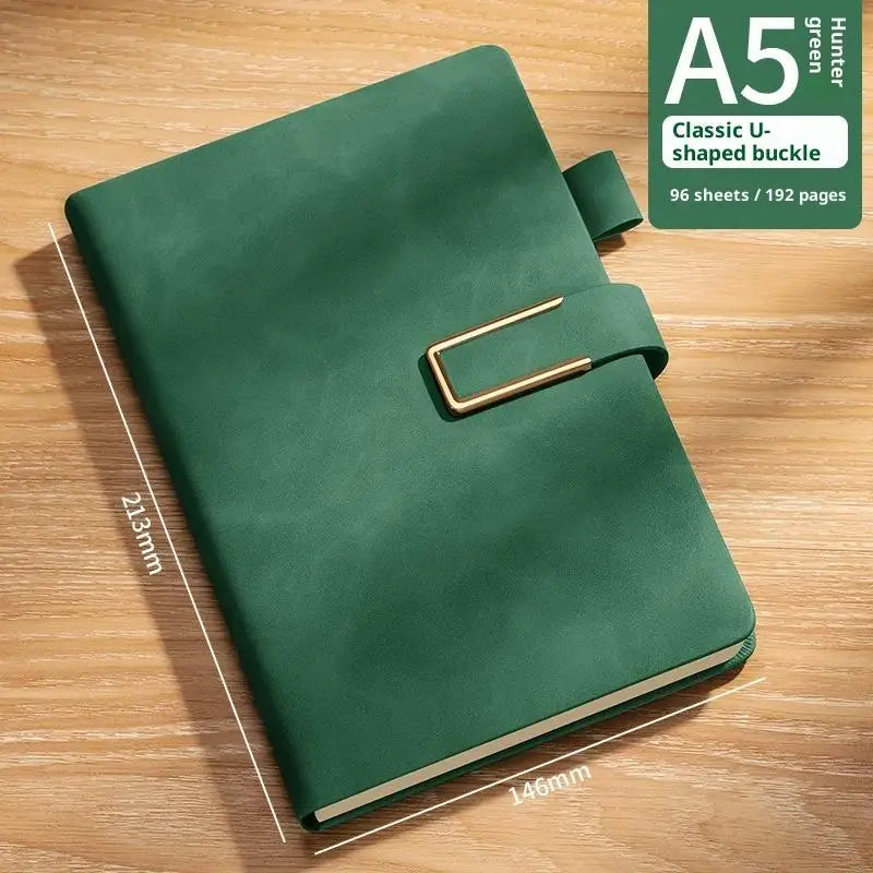 Vintage A5 Soft Leather Notebook – Business & College Journal Leather Notebook Babs A22