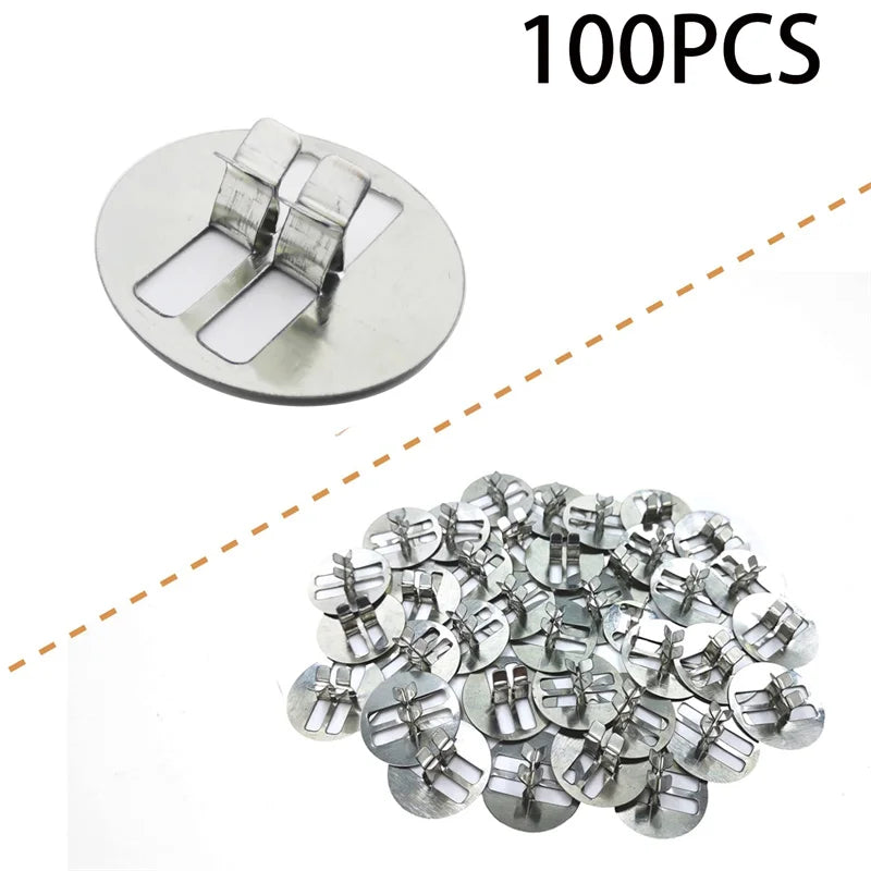 Wood Candle Wick Base Clips 100 Pack – Candle Making Supply Candle Wick Clips Babs 100PCS