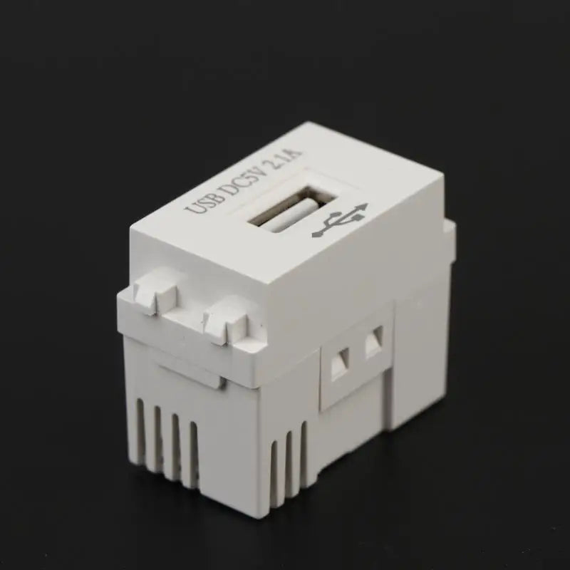 USB Wall Socket Module 5V 2.1A Charging Panel Adapter USB Charging Module Babs