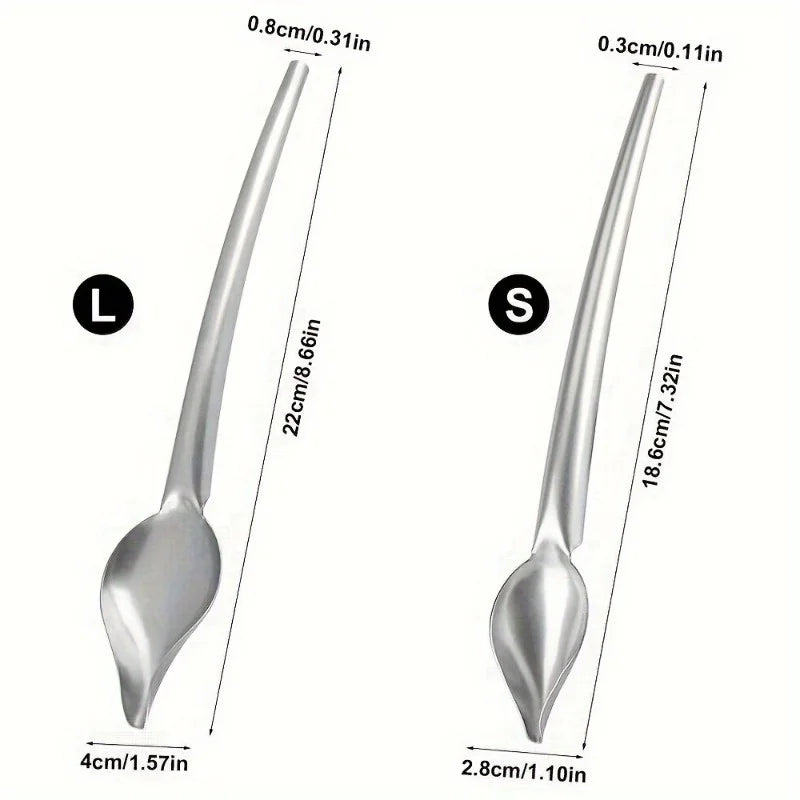 Stainless Steel Drizzle Spoon – Reusable Decorating Drawing Spoon Decorating Spoon Babs