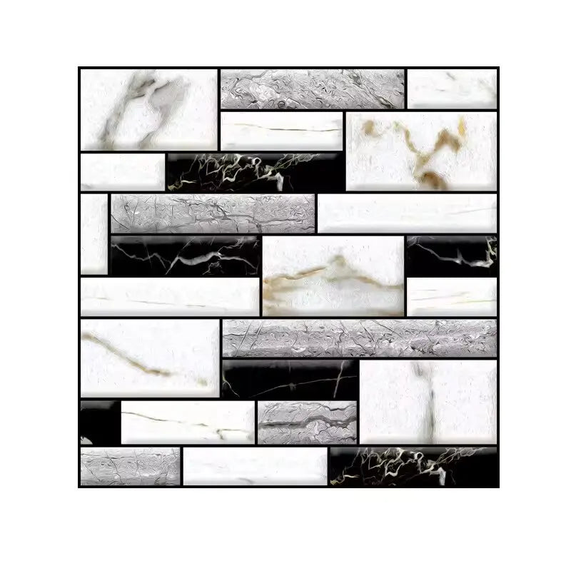 3D Self-Adhesive Tile Wall Stickers – Waterproof PVC Decor 3D Wall Stickers Babs 1 10pcs
