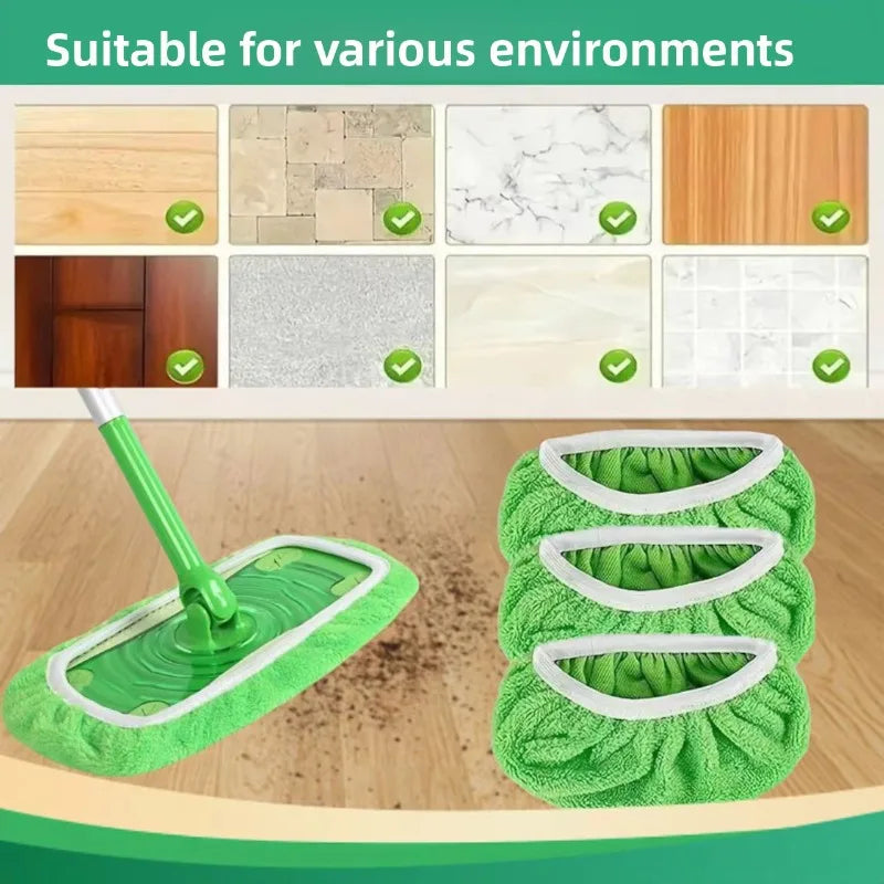 Dual-Use Dry Wet Chenille Mop – Picks Up Hair & Dust Dry Wet Floor Mop Babs