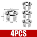 4Pcs Sink Overflow Ring Plug – Basin Drain Hole Cover Set Sink Overflow Ring Babs 4PCS-Hollow Ring